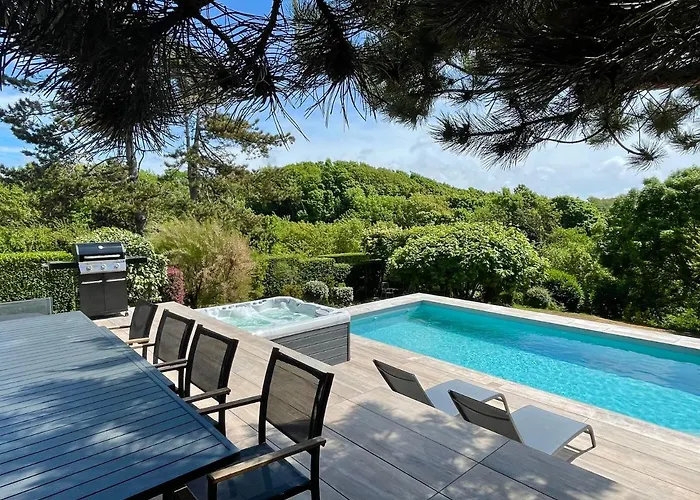Superbe Maison Avec Piscine Et Jacuzzi Dans Les Dunes *
