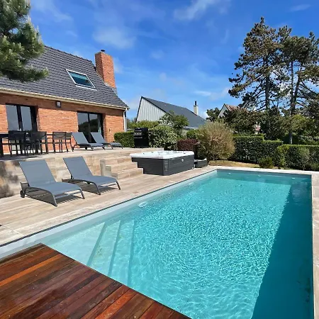 Superbe Maison Avec Piscine Et Jacuzzi Dans Les Dunes *
